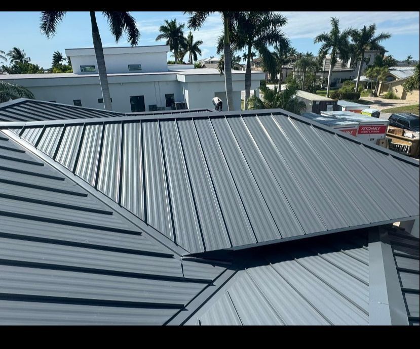 Metal roofing in the Houston area