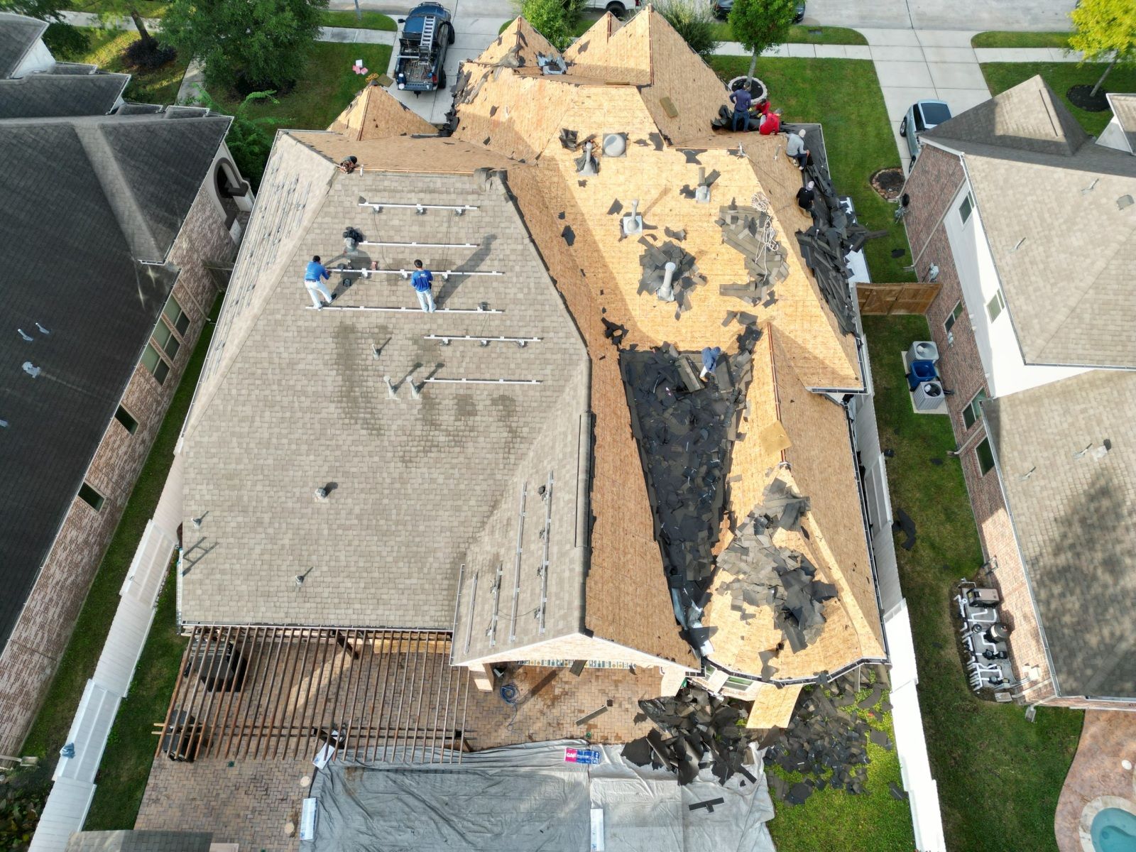 Residential roofing in the Houston area